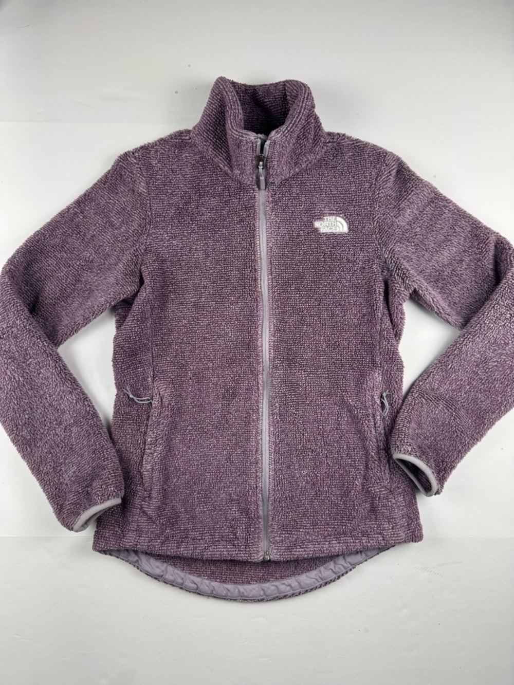 The North Face Plush Osito Full-Zip Jacket in Mauve